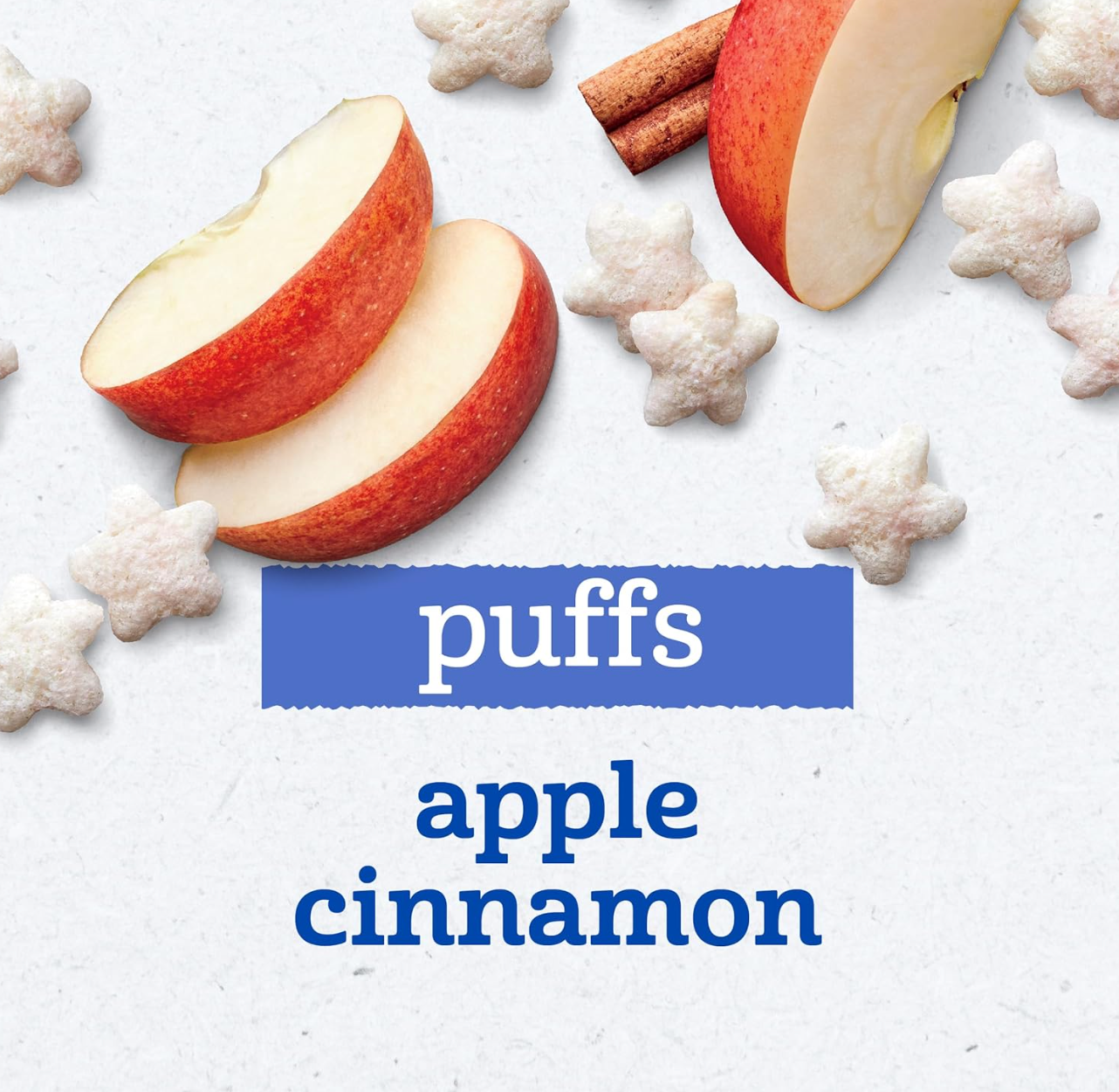 Gerber Graduates Puffs Apple Cinnamon,1.48 oz. (Pack of 3)
