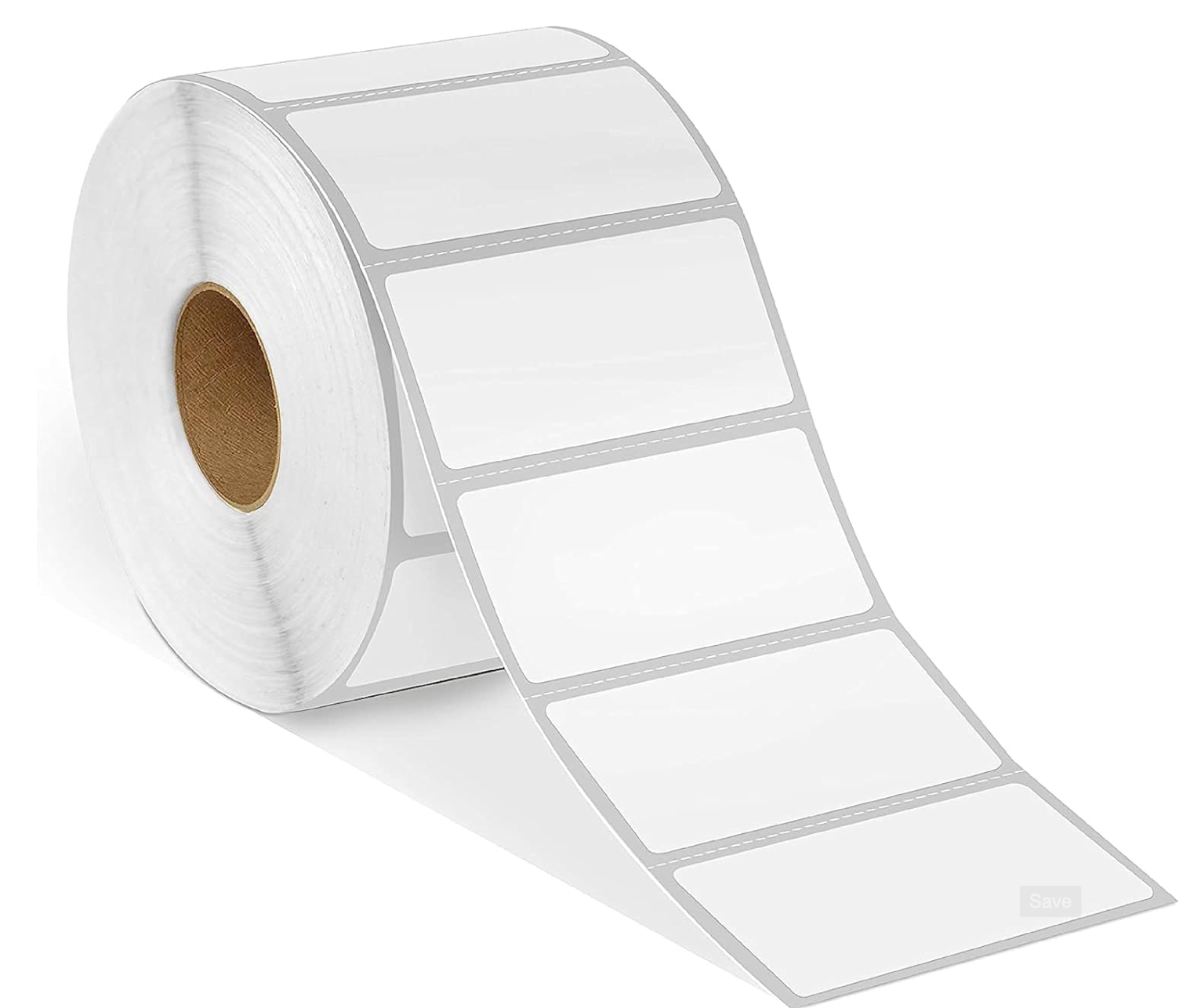 Rollo Direct Thermal 2x1 Barcode Labels - Roll of 1,000 Thermal Labels for Shipping