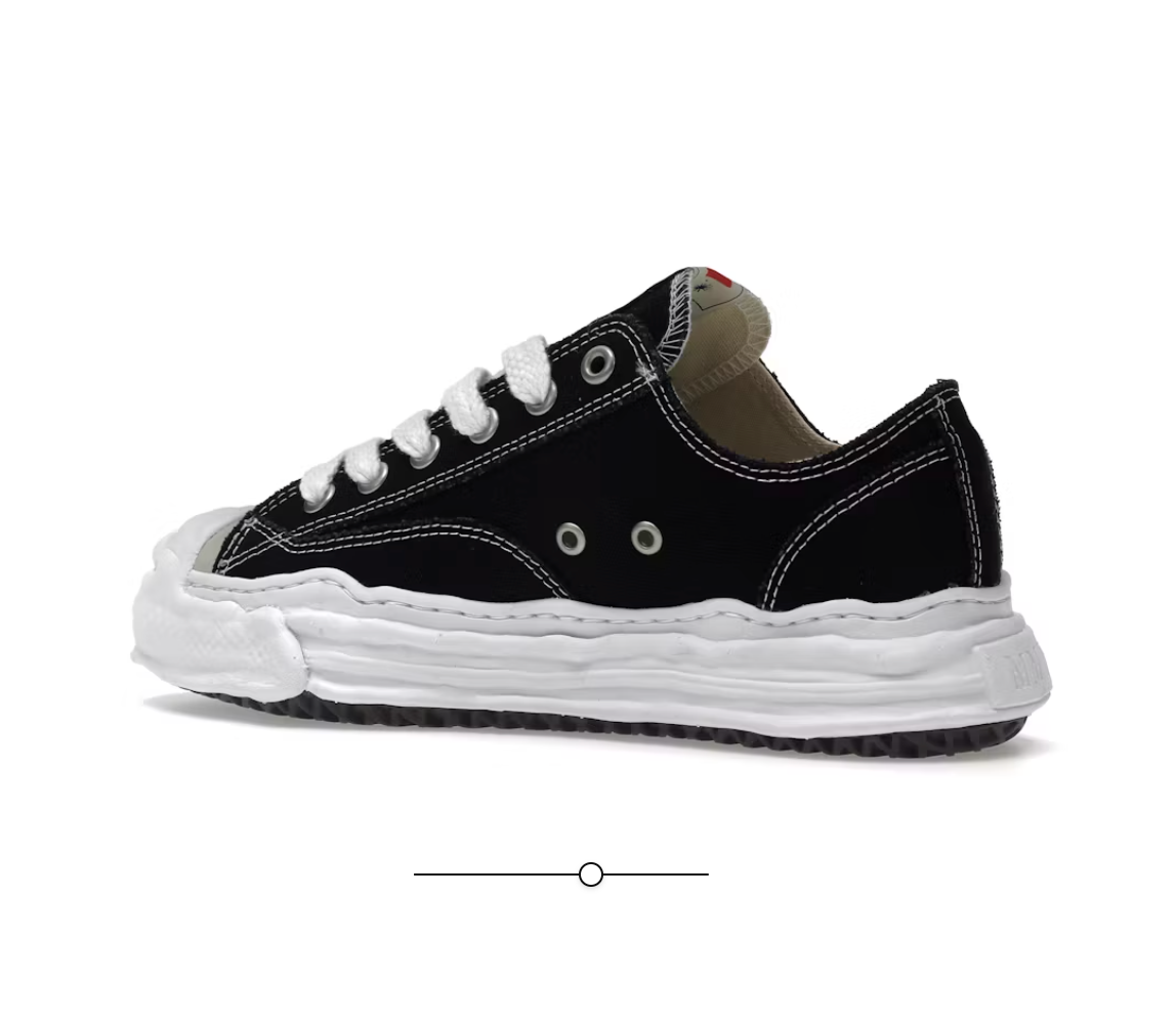 Maison Mihara Yasuhiro Hank OG Sole Canvas Low