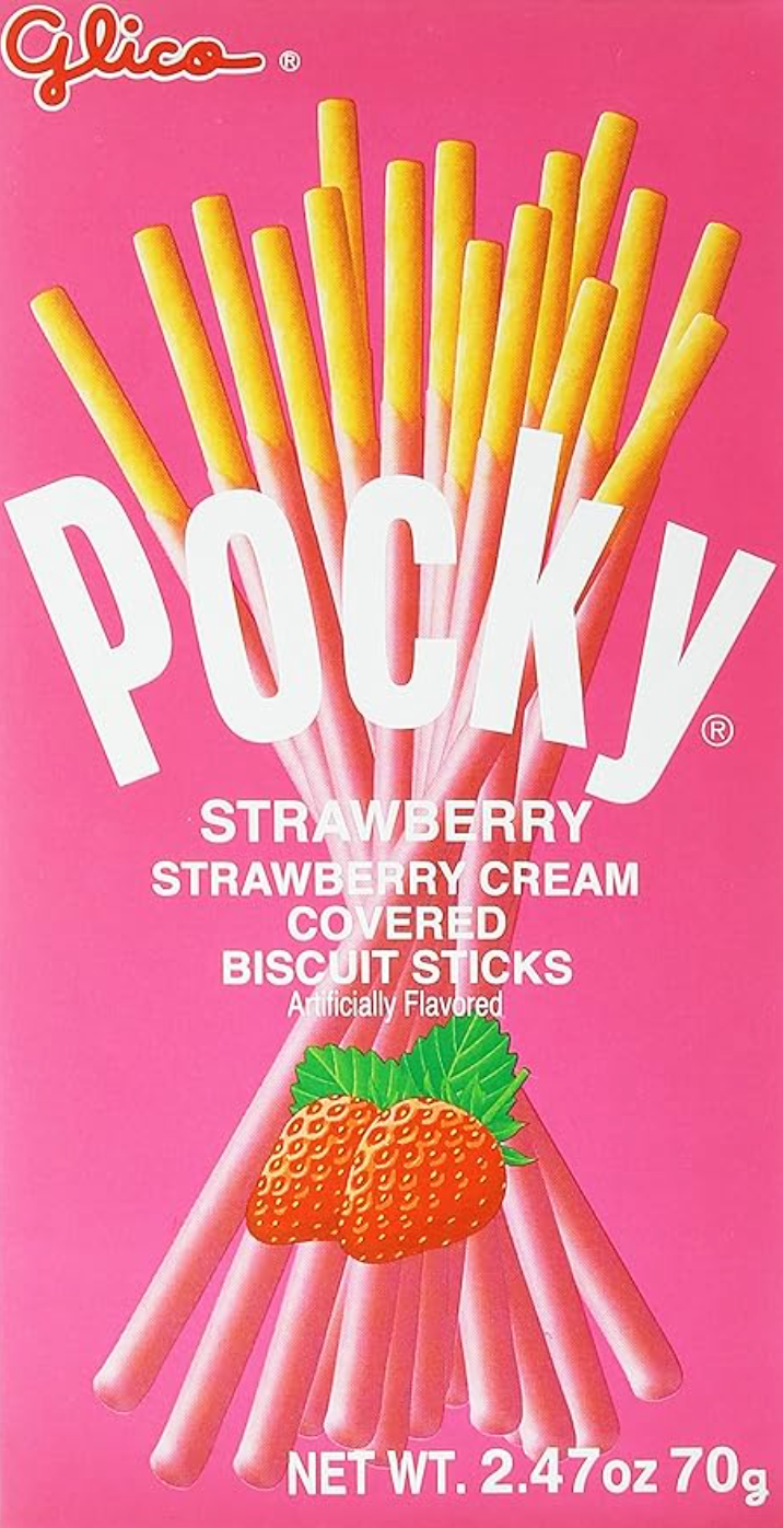 Glico, Strawberry Pocky Sticks, 2.47 oz