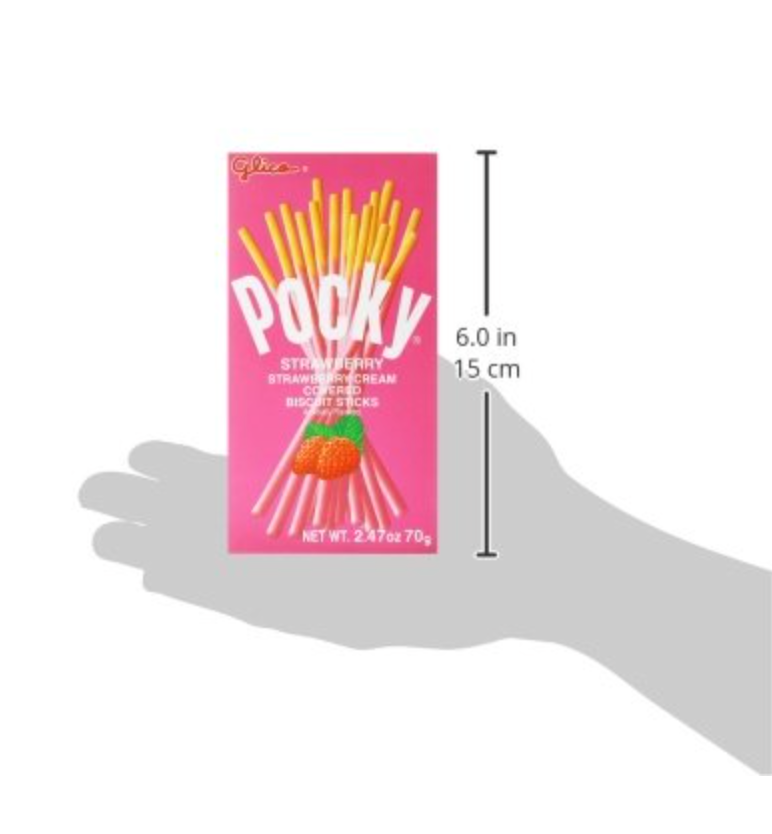 Glico, Strawberry Pocky Sticks, 2.47 oz