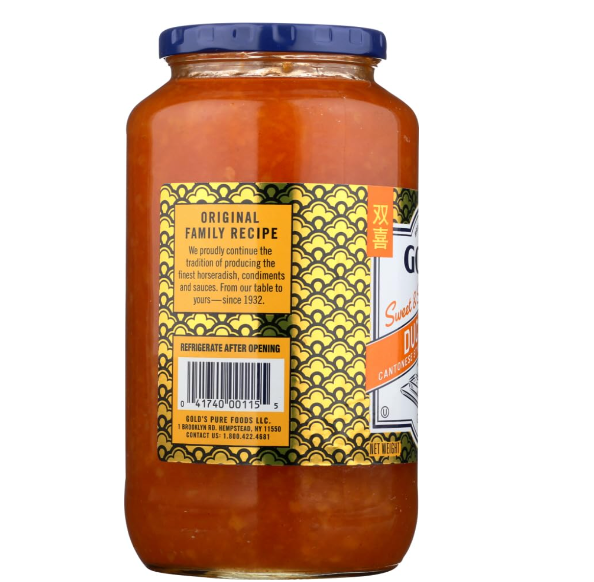 Gold's Sauce Duck Sweet & Sour, 40 oz
