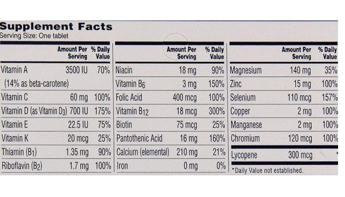 One-A-Day Men's Health Formula , 100 ct