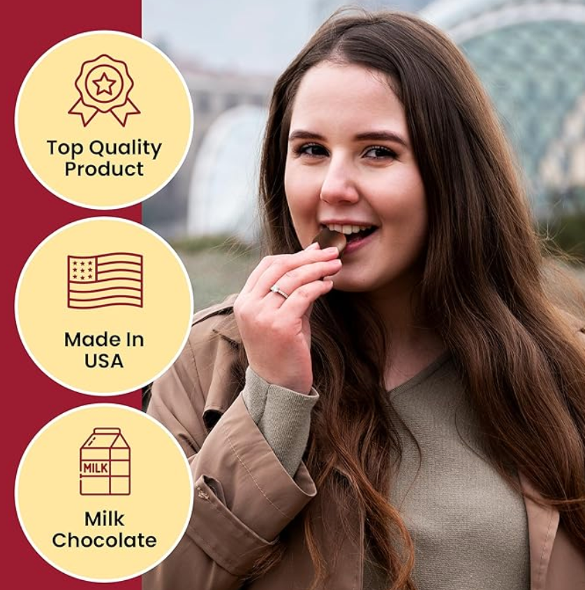 Queen Anne Milk Chocolate Covered Cordial Cherries | 6.6 oz | 10 Piece Gift Box | Whole Maraschino Cherry Creamy Filled Liquid Center |Holiday Party Chocolate Candy